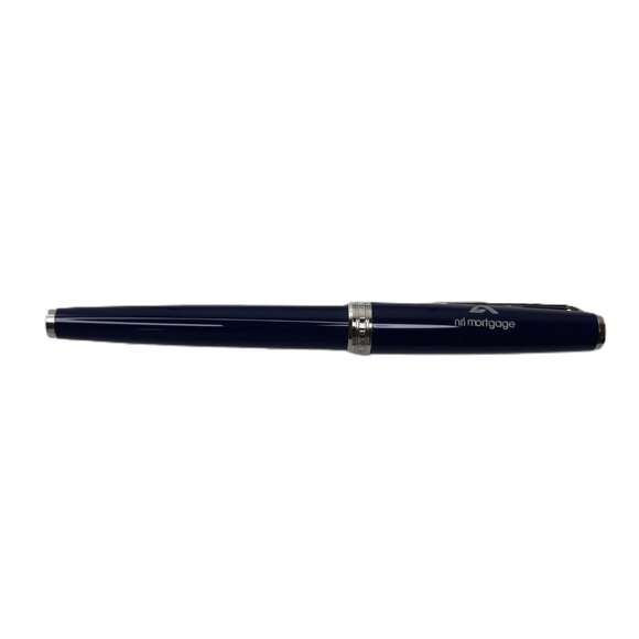 NIB Montblanc PIX Blue Rollerball Pen Classic Luxury Minimalist Business Office - Picture 3 of 7